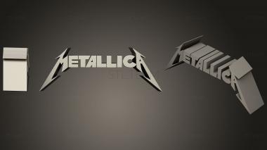 3D model Metallica logo (STL)